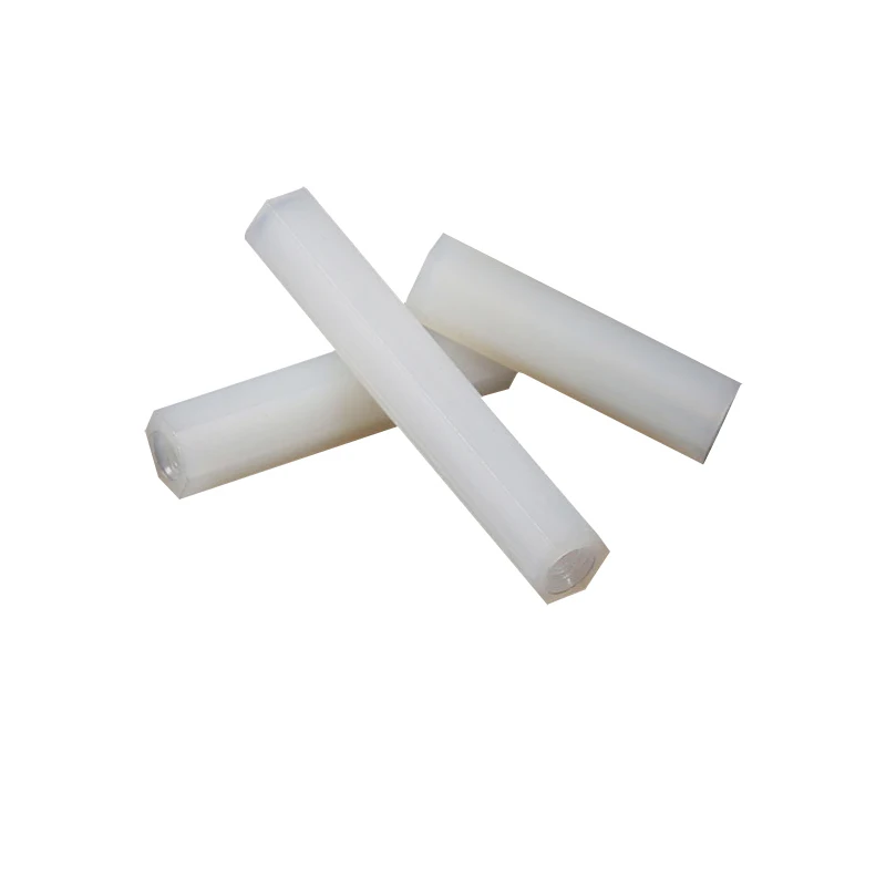 Female To Female Nylon Standoff 10-50pcs M2 M2.5 M3 M4 M5*L White Black Pcb Nylon Standoff Spacer Column Plastic Spacing Screws