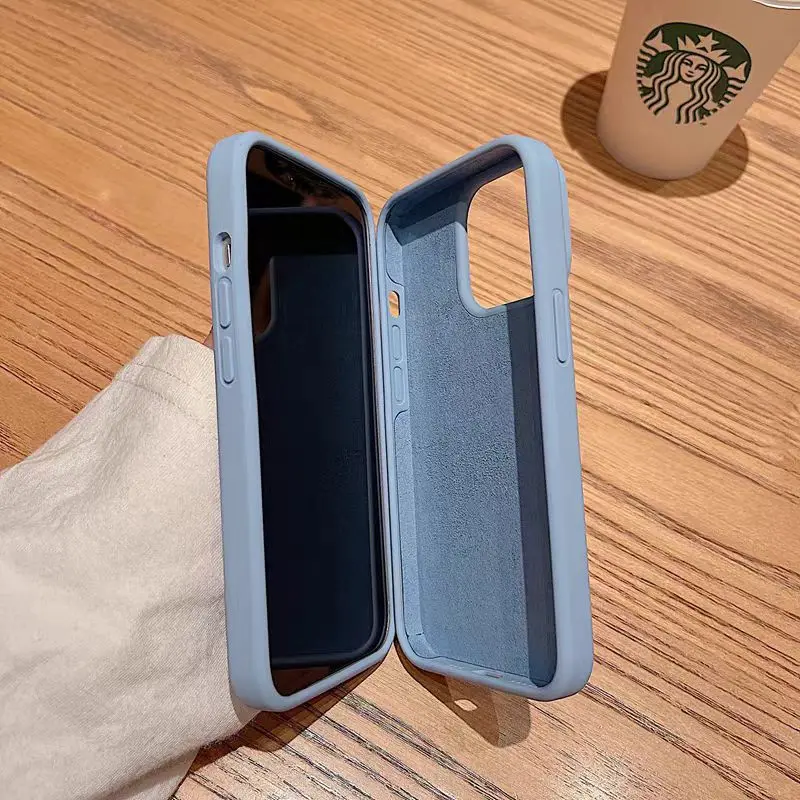 Premium Liquid Silicone Soft Touch Phone Case with Camera Protection