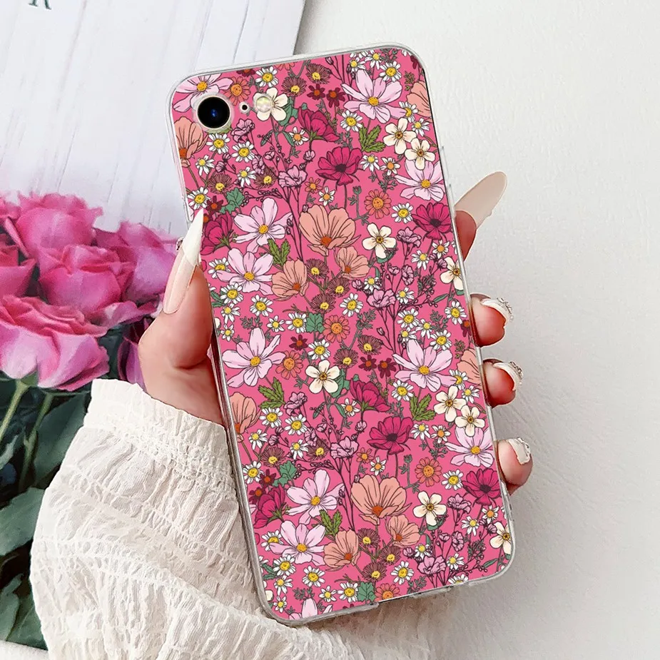 Cute Cat Painted Clear Silicone Soft Slim Phone Case