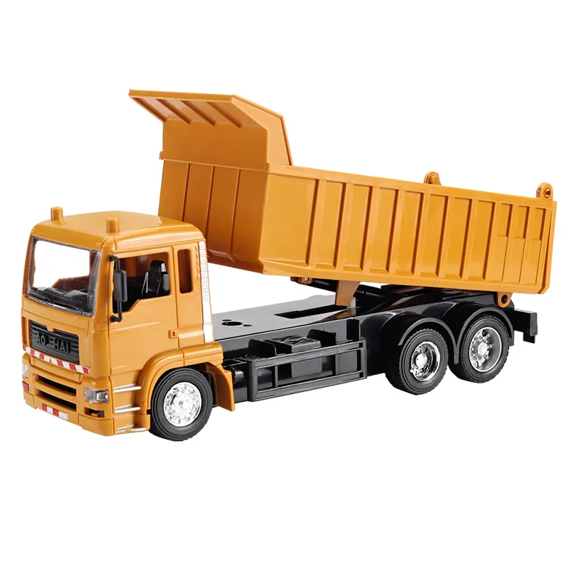 1/24 RC Car Electric Dump Truck Model Beach Rc Transport Car Children's Toy Boy Christmas Birthday Gift Model Truck 5