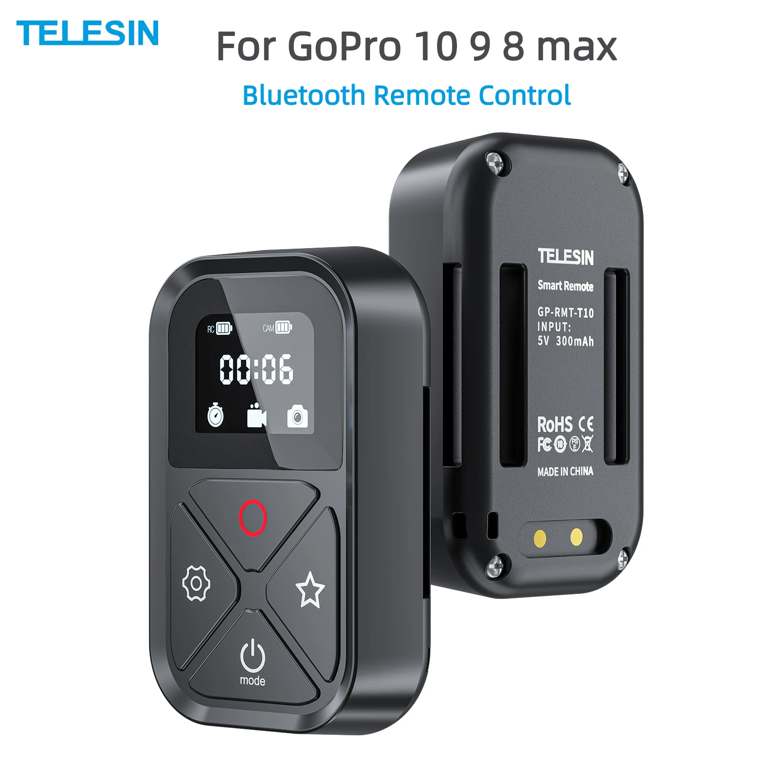 TELESIN Original Wireless Bluetooth Smart Remote Control For GoPro Hero