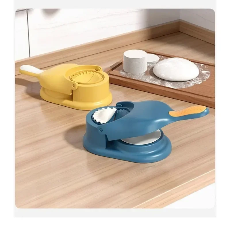 Dumpling Making Tool, Small Rolling and Pressing Dumpling Skin Machine, Mold Integrated Machine, Skin Pressing Device lijiao