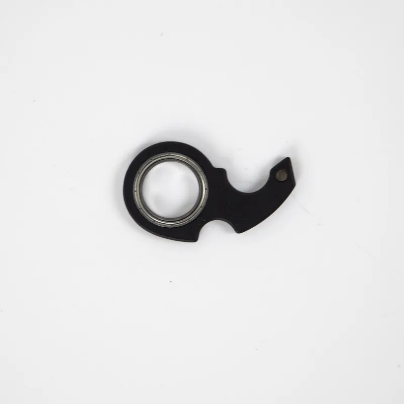 New Spinner Stress Relieving Toys Keychain Metal Idget Toy Kid Fingertip Keyring Finger Fidget Ring Anxiety Boredom Party Gifts 4