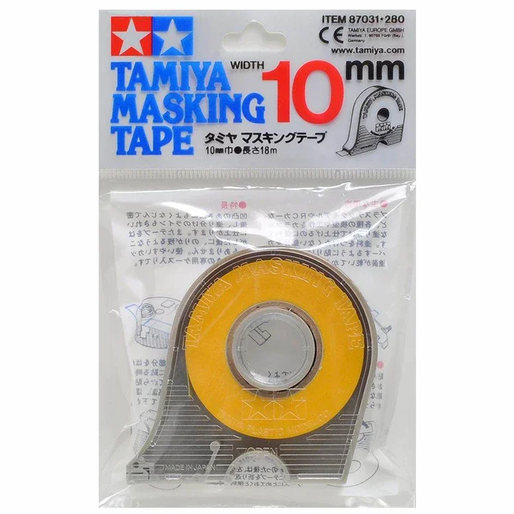 Tamiya Masking Tape 1/2/3/6/10/18/40mm For Tamiya Model Painting Military Model Hobby DIY Tools Total 18meters Long model tools