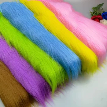Tissu Imitation fourrure en peluche 50x50cm, pour bricolage, accessoires Photo, chaise, fond décoratif, tapis en peluche, jouet animal, poupée 1