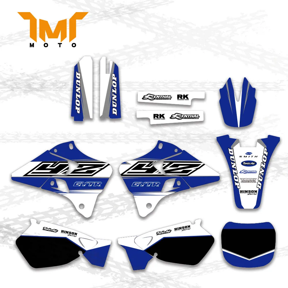 TMT New Graphics Background Sticker Decal for Yamaha YZ125 YZ250 YZ 125 250 1996 1997 1998 1999 2000 2001 2x led h4 9003 headlight for polaris trail 1985 1986 1987 1988 1989 1990 1991 1992 1993 1994 1995 1996 1997 1998 1999 2000 2001