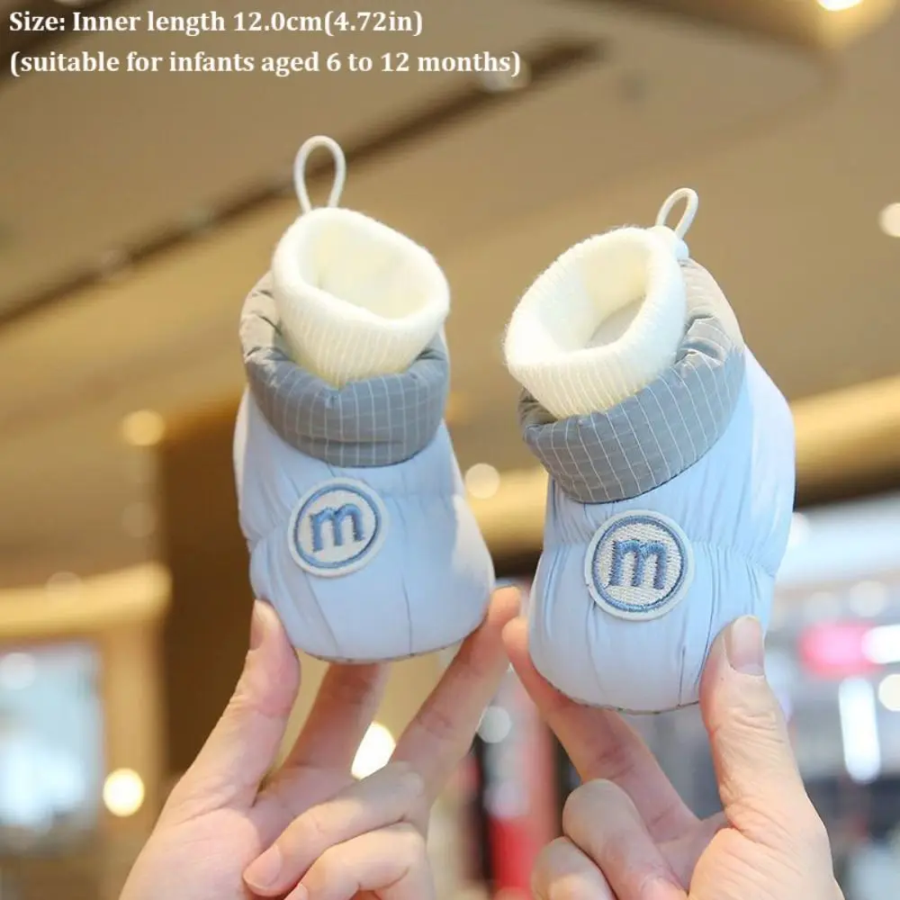 Pretty Winter Infant Baby Boots Anti-slip Soft Baby Booties Thickened Cozy Baby Cotton Shoes for Toddler Infant