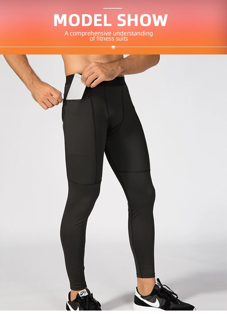 Description Picture 6 of itemCody Lundin Spandex Compression Base Layer Running Exercise Pants Camouflage Print Men Outdoor Cycling Jogging Hiking Leggings