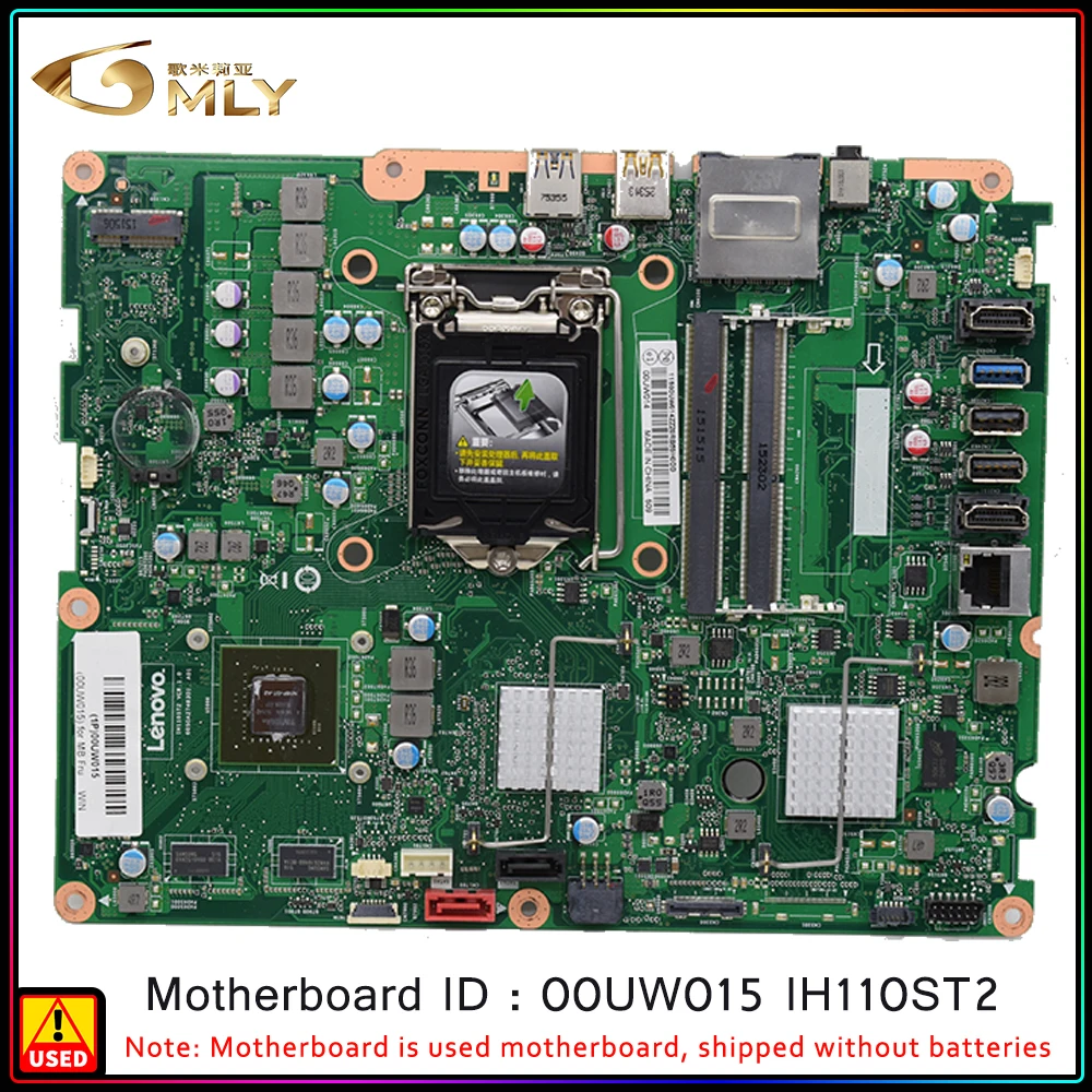 

For 00uw015 N16P-GT-A2 IH110ST2 VER: 1.0 2G Motherboard dddr4 lga 1151 Intel used motherboard