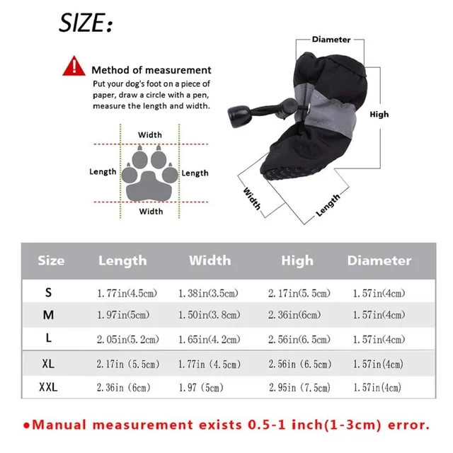 Anti-Slip Pet Rain Shoes 6