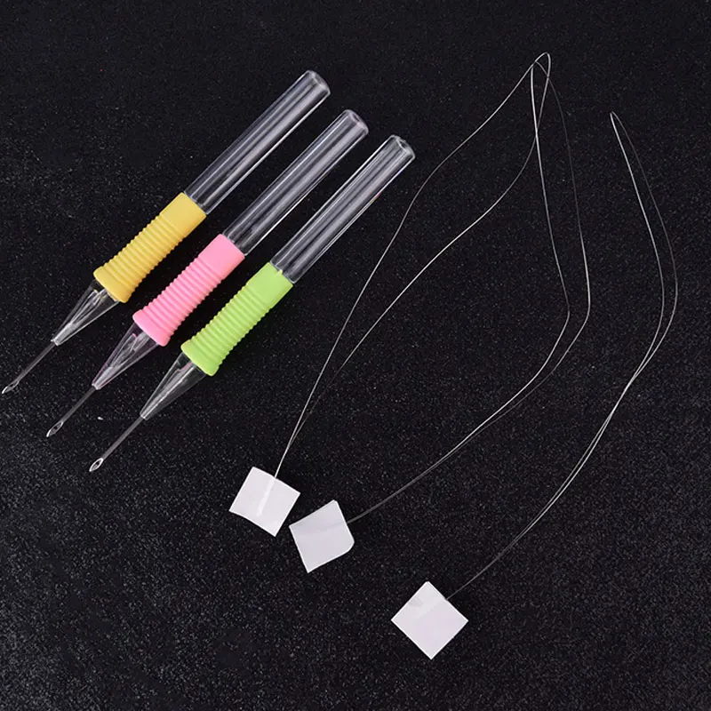 1pc Plastic DIY Crafts Magic Embroidery Pen Set DIY Hand Embroidery Pen Punch Needle Cross Stitch Sewing Accessories