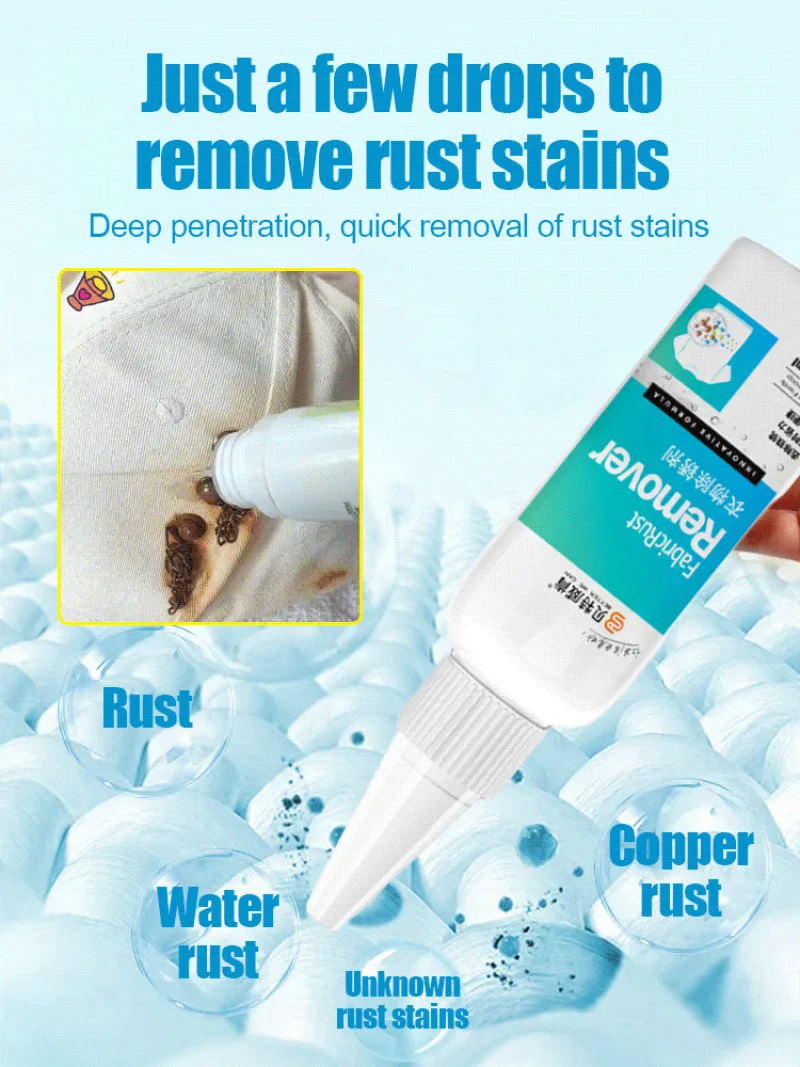 Deep Stain Removal Rust Stain Remover Clothes Rust Remover Detergent Clothes Detergent