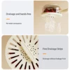 New Draining Basket With Lid 2 In 1 Multi-function Drain Basket Berry Keeper Container Colanders Portable Storage Container 5