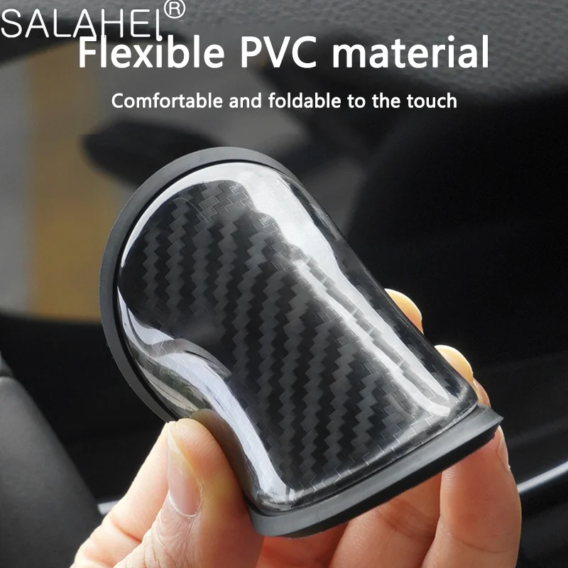 2Pcs Car Carbon Fiber Pattern Coaster Non Slip Water Cup Mat Anti-Dirt Pads For Chery Jetour Traveller T2 Styling Accessory cup holder coasters car coaster pads