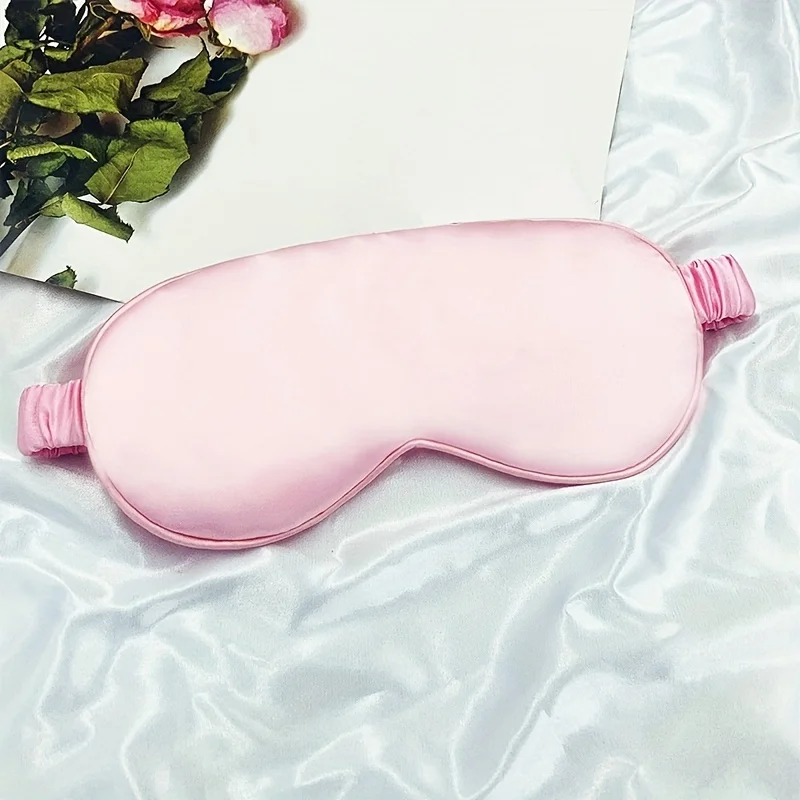 Double-sided imitation silk sleep eye mask image 10