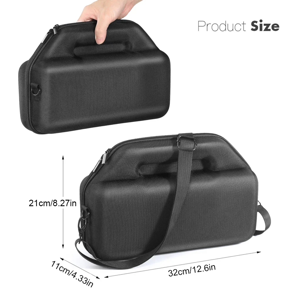 EVA Hard Carrying Case Waterproof Speaker Bag Shockproof Portable Storage Bag Travel Case for Anker Soundcore Boom 2 Speaker