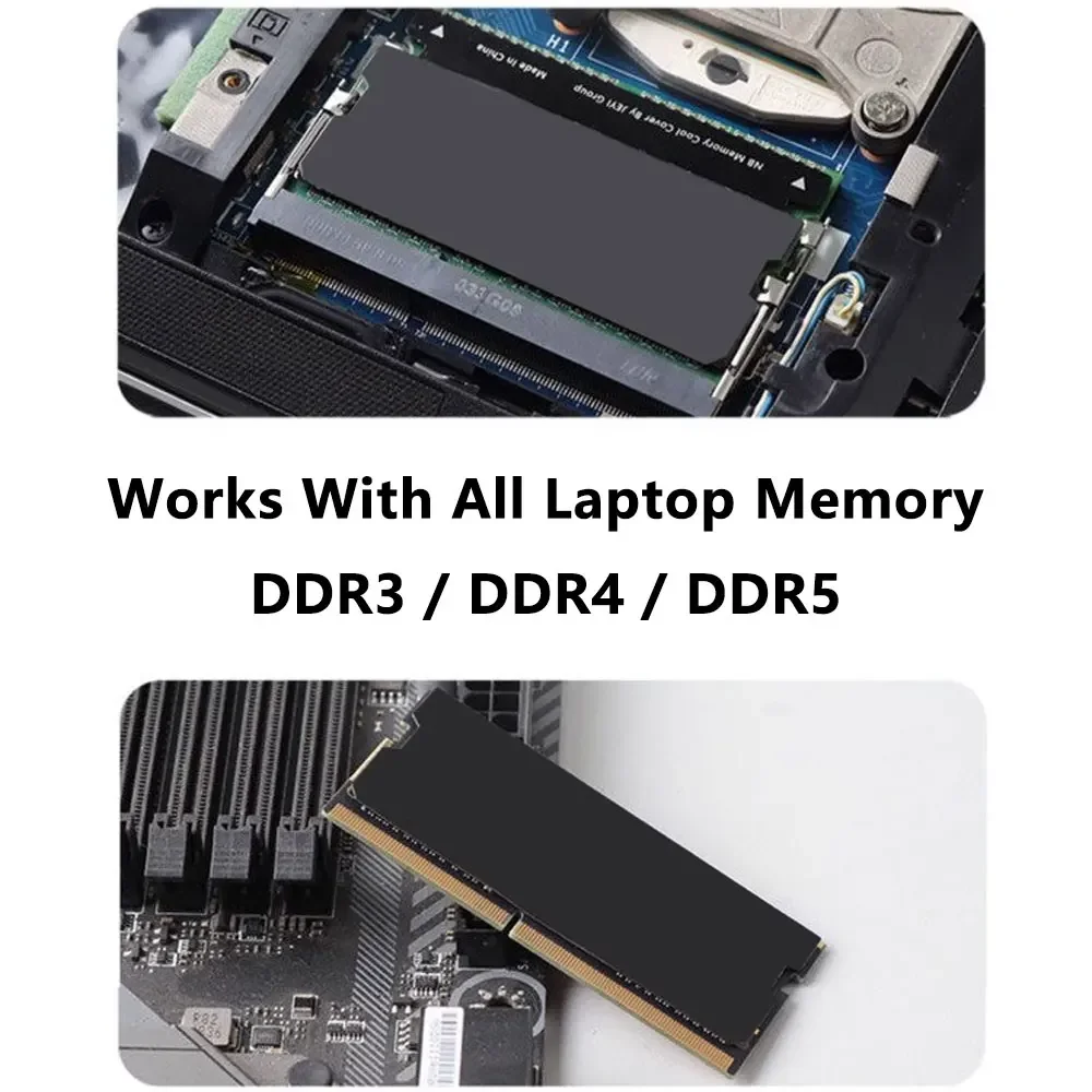 Ultra-thin Laptop Memory Heat Sink DDR5 DDR4 DDR3 RAM HeatSink Cooler Pure Copper Cooling Patch Thin Graphene Heat Dissipation