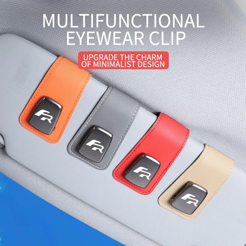

Car Eyeglass Multi-function eyeglasses holder For Seat FR Leon MK2 MK3 5f lbiza Auto parts car Accessorie car Sunglasses Holder