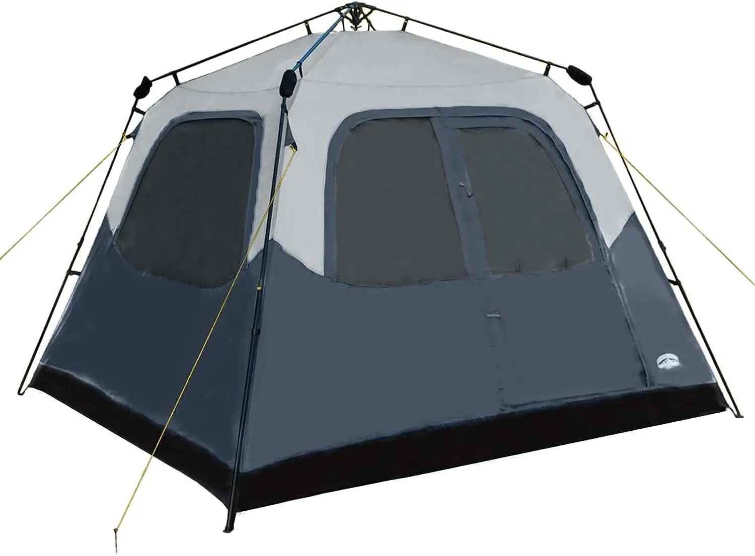 

Pass 6 Person Instant Family Cabin Tent, Water Resistant, Easy Set Up - Navy/Gray