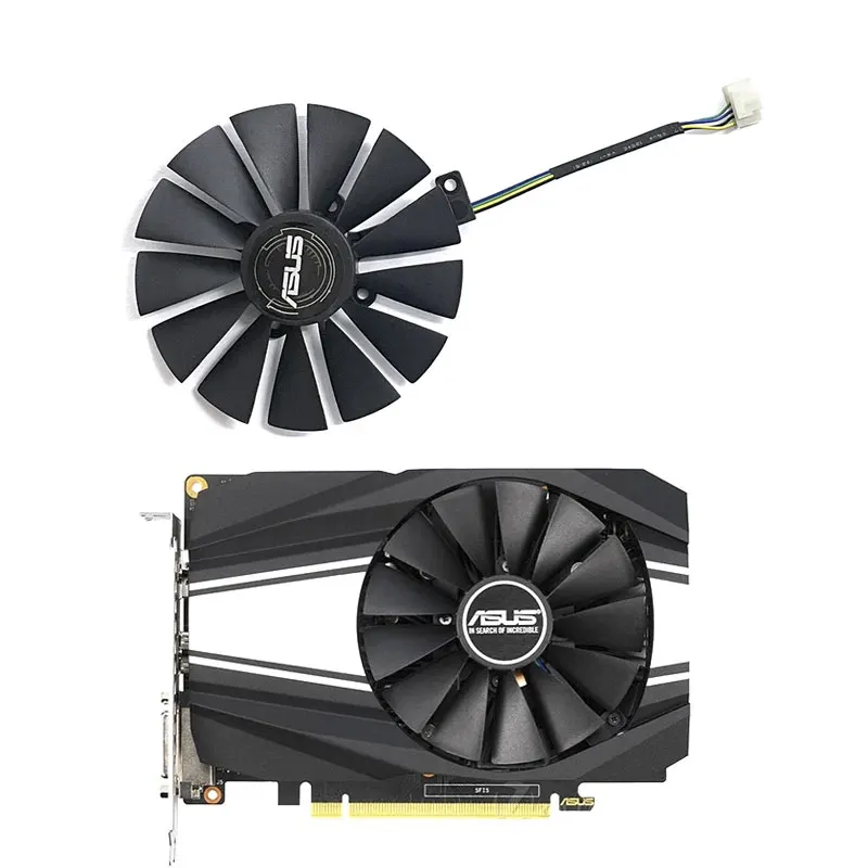 Cooler Fan Substituição Asus Phoenix Geforce Gtx 1650 1660 ti Super Rtx 2060 Placa Gráfica de Refrigeração Pld10010b12hh