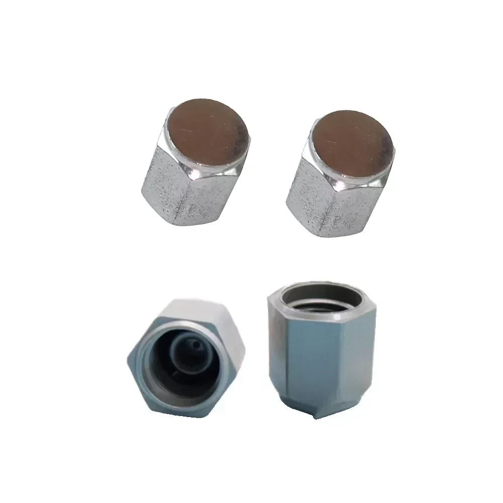 Enhanced Tire Pressure Management with For Lexus CT200h ES350 LX570 RX350 IS350 Tire Valve Cap Set of 4 Silver