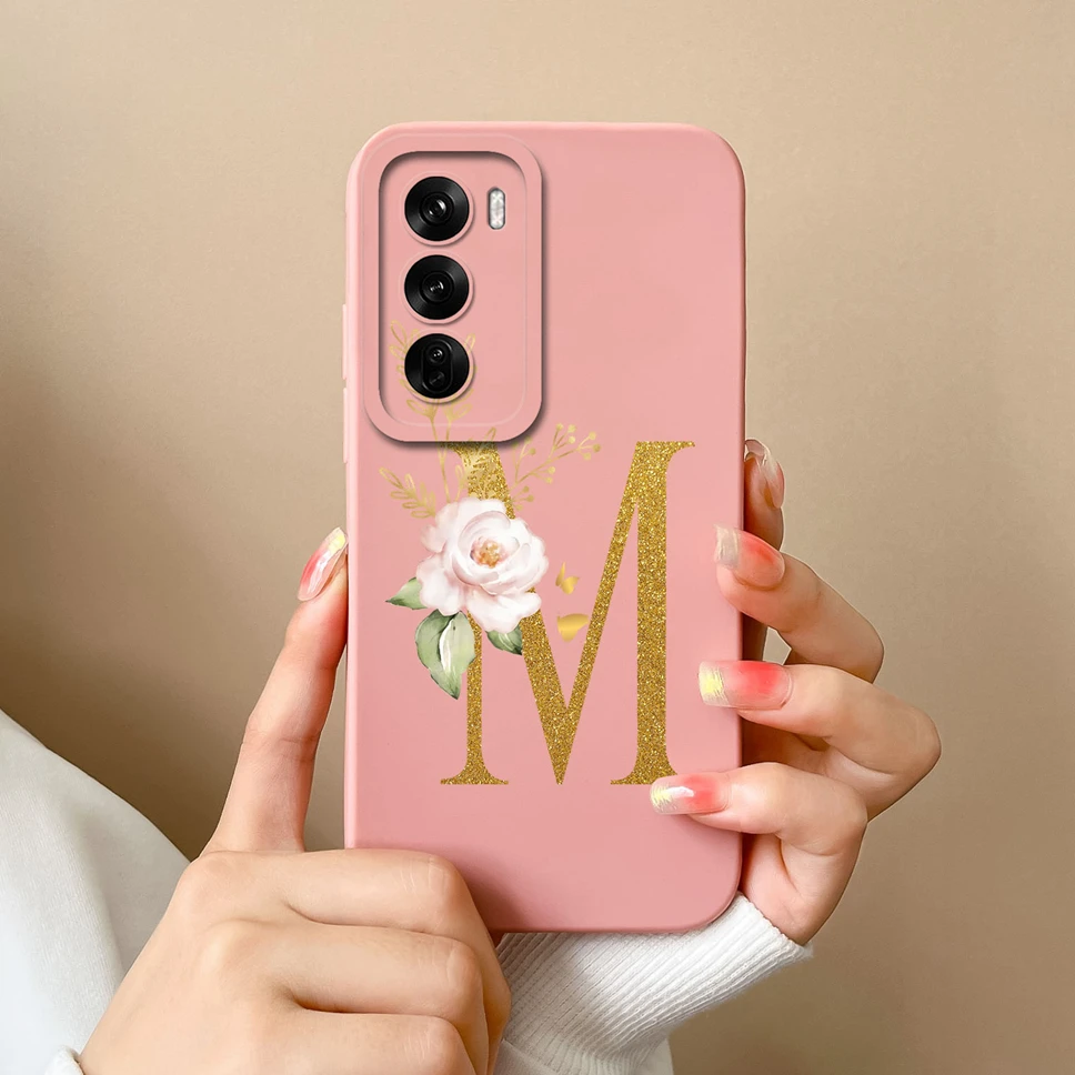Sleek Liquid Protective Phone Case with A to Z Letter Design - Fashionable Shell Cover