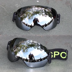 Ultra-Lightweight Professional Anti-Fog UV400 Winter Ski & Snowboard Goggles (Silver)
