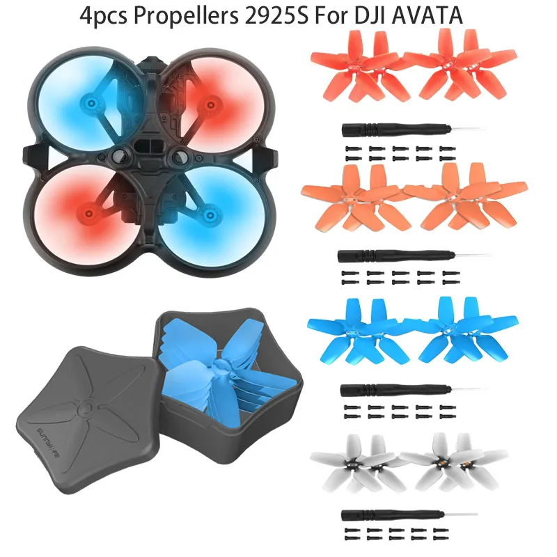 4pcs Propellers 2925S Blade Propeller Replacement Spare Parts For DJI Avata Drone Accessories with propeller replacement parts drone propeller blades drone propeller drone propellers