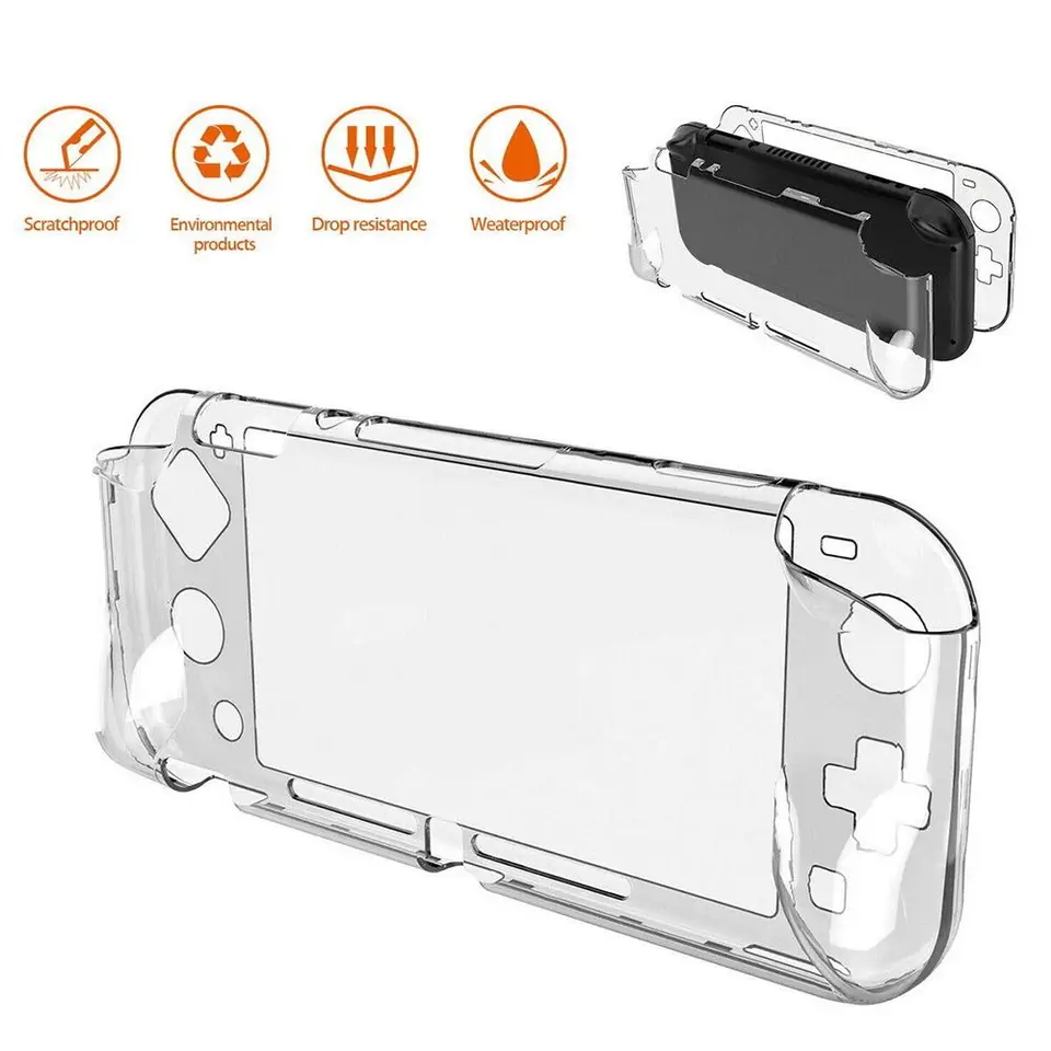 Nintendo Switch Lite 用透明クリア耐衝撃保護ハードケースカバー
