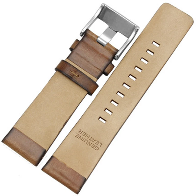 Vintage Retro Genuine Leather Watchband - High Quality Watch Strap Bracelet in Multiple Sizes