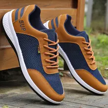 Summer Mesh Shoes Men Sneakers Breathable Light Men's Casual Shoes Lace-Up Walking Footwear Tenis Masculino Zapatillas Hombre 