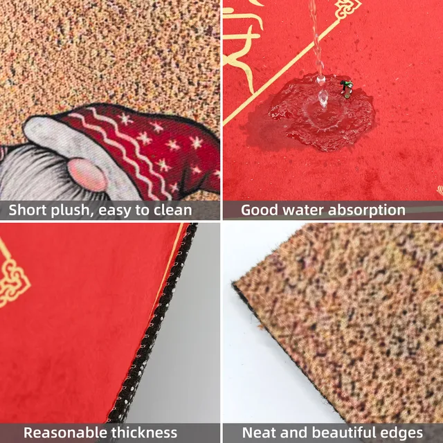 Christmas Cartoon Dwarf Door Mat 5