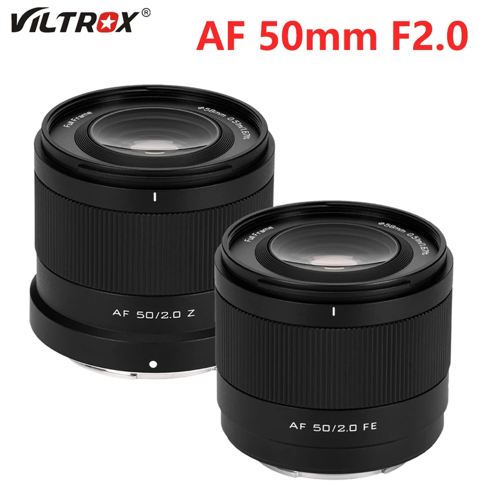 Viltrox AF 50mm F2.0 オートフォーカスフルフレームプライムレンズ