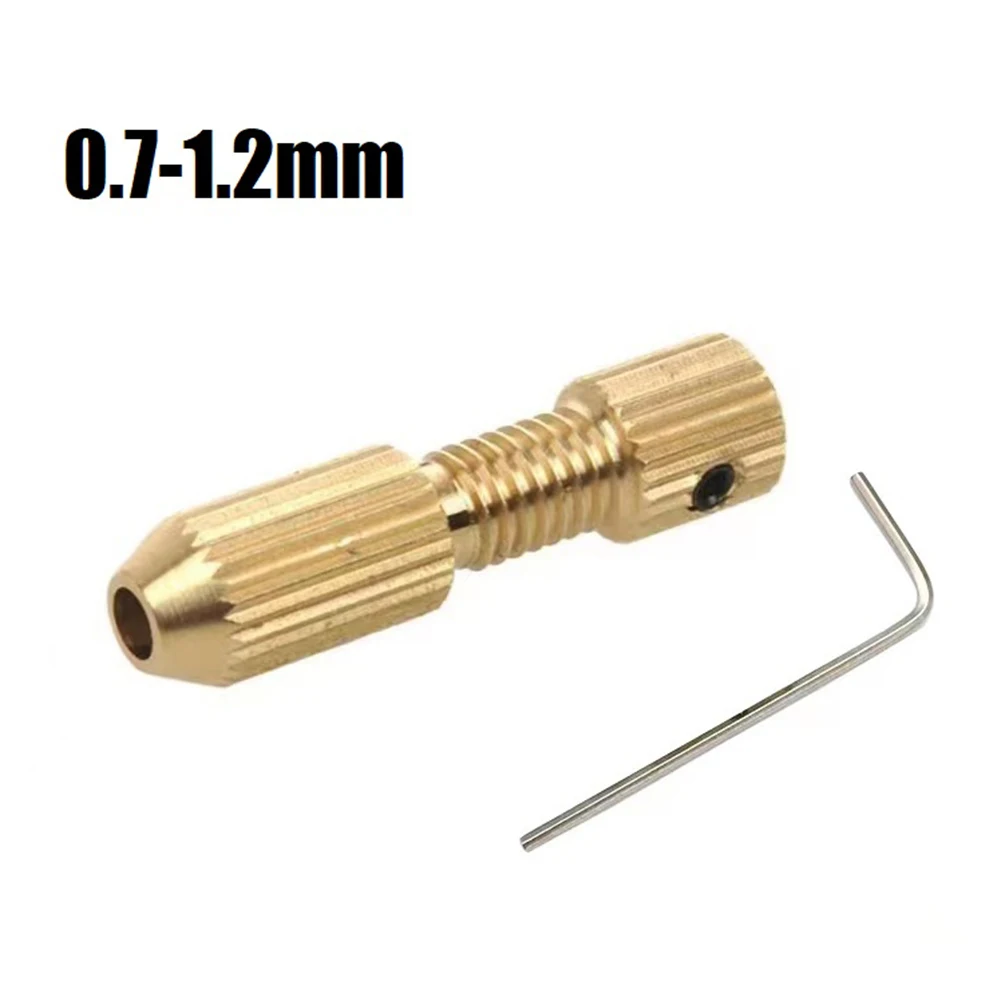 

Factory Garden Drill Chuck Key Wrench 2.0mm Shaft Hole Brass Gold Small Collet Adapter Smooth Surface Brand New