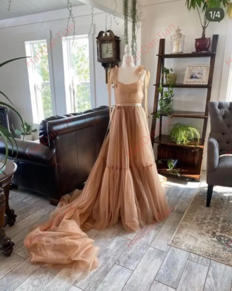 

Bridal Boudoir Gown Tulle Illusion Sexy Long Suit Custom Dress Photo Shoot