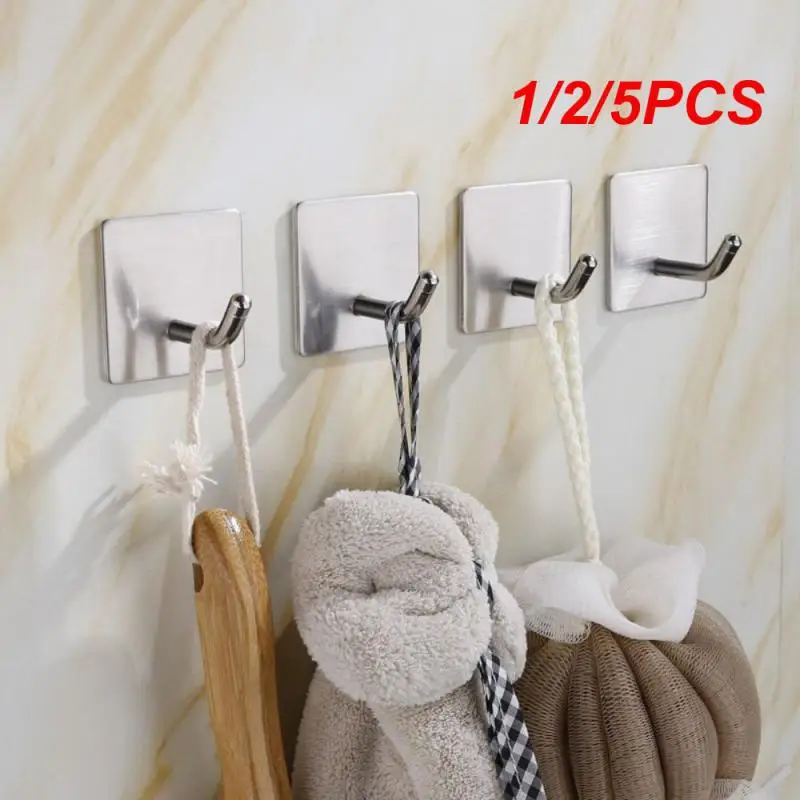 

1/2/5 шт., креативный крючок из нержавеющей стали