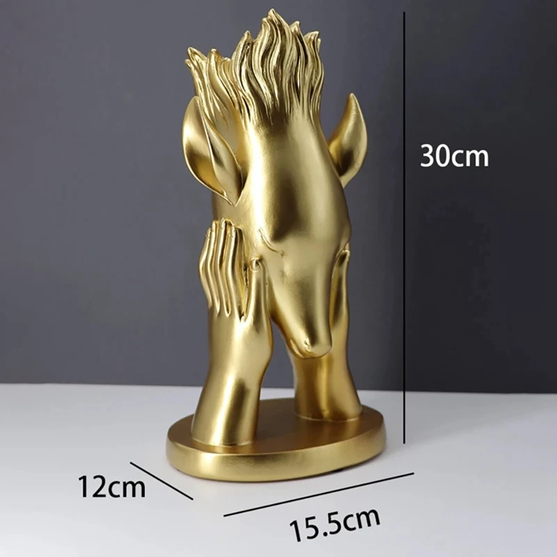 

1 шт. Скандинавская полимерная Фотолюминесцентная ваза с креативными руками и оленем Morandi, домашнее украшение, олень, украшение для дома