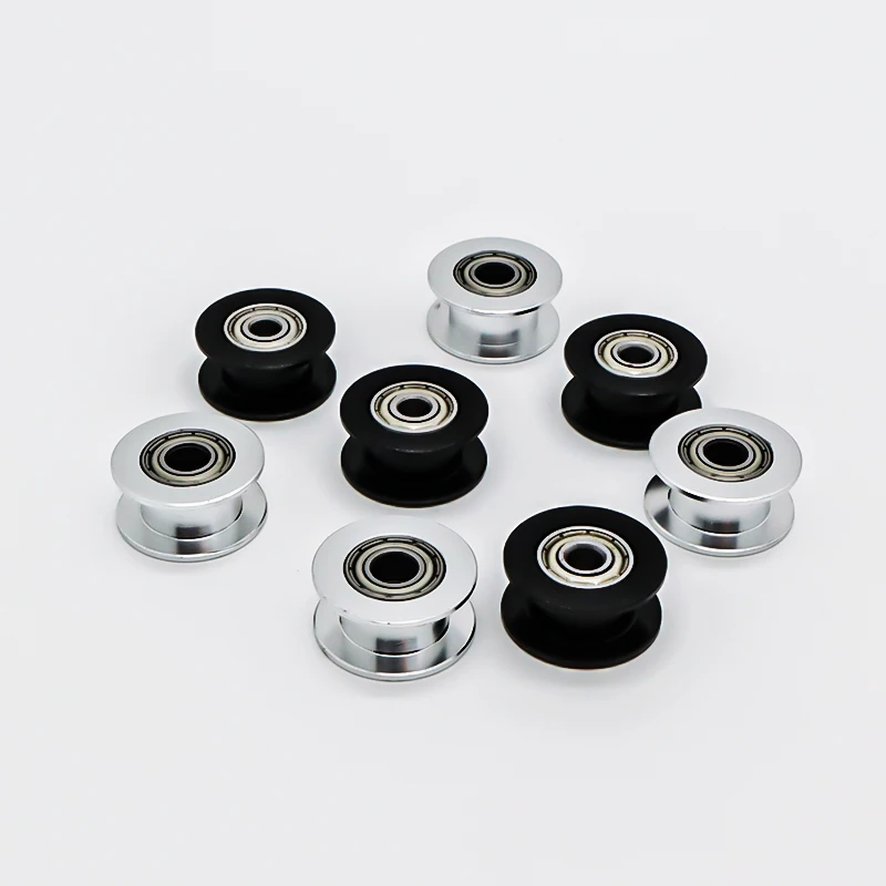 2GT 16/20/25/30/36Teeth 아이들러 타이밍 풀리 보어 3/4/5/6/8mm 벨트 폭 6/9/10/15mm 3D 프린터 텐셔닝 동기 휠 GT2