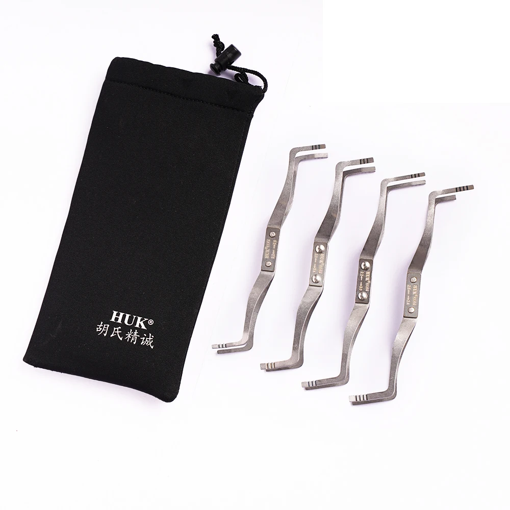 4pcs / set Auto Locksmith Y Tension Wrenches Tools Car Adjustable Tool