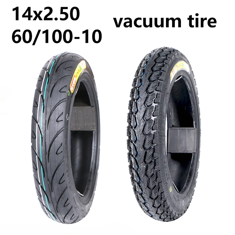 

For electric vehicle vacuum tire 14X2.50/steel wire/explosion-proof/anti puncture/puncture resistant outer 60/100-10