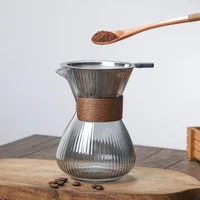 Hand Brewed Glass Coffee Sharing Pot Barista Tools Household Filter Coffee Pot Set Coffeeware Teaware Coffe Accessories 5