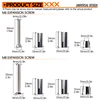 13/16mm Expansion Screw Handlebar End Plugs Screws Universal Handle Bar M8 M6 Expand Screws Motorcycle Accessories m8 m6 Screws 6