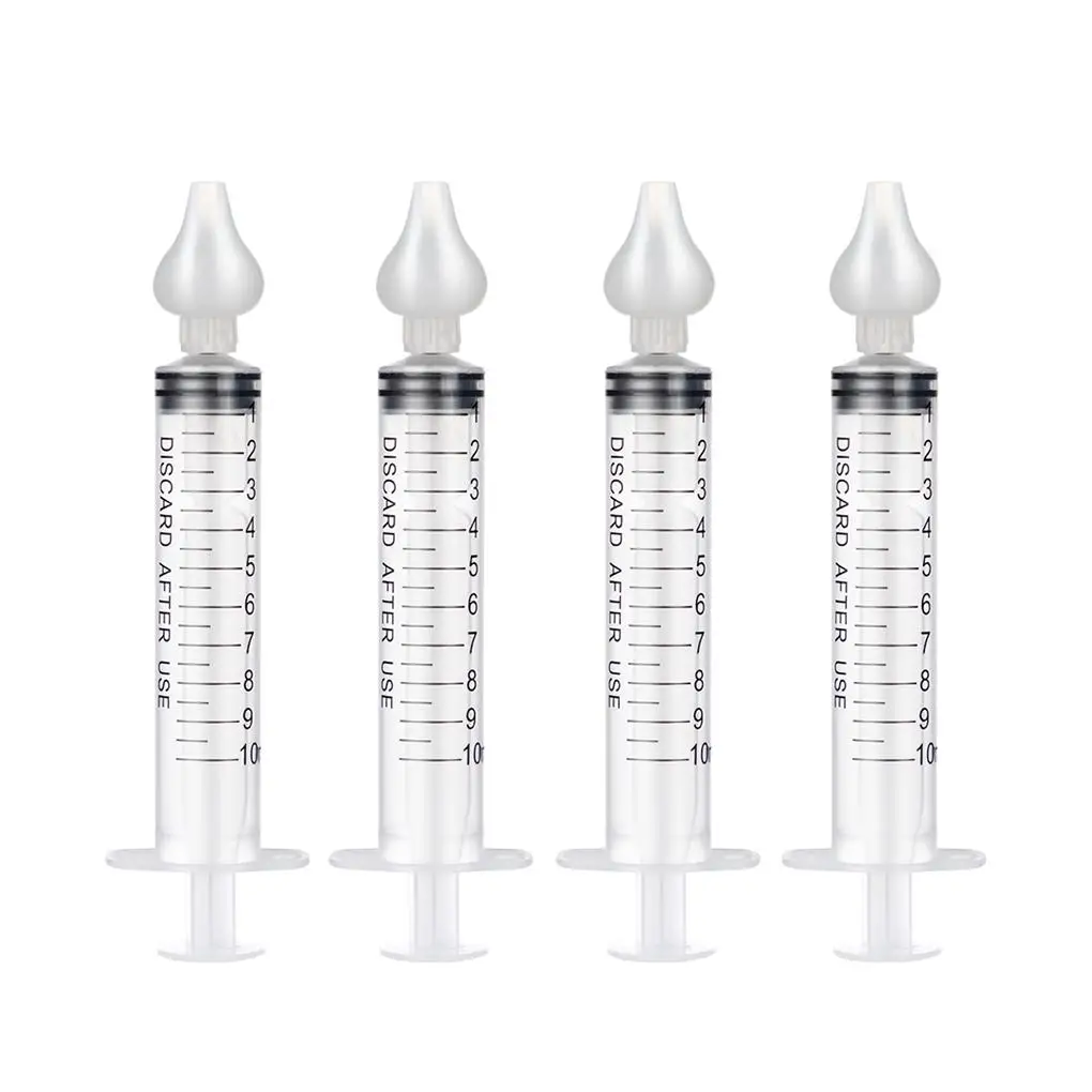 

Pack of 4 Nasal Irrigator Household Accessories Indoor Professional Cleaning Tool Workmanship Water Syringe Rinsing Device