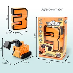 Children's Transforming Robot Toy - Digital Numbers & Letters Theme (3)