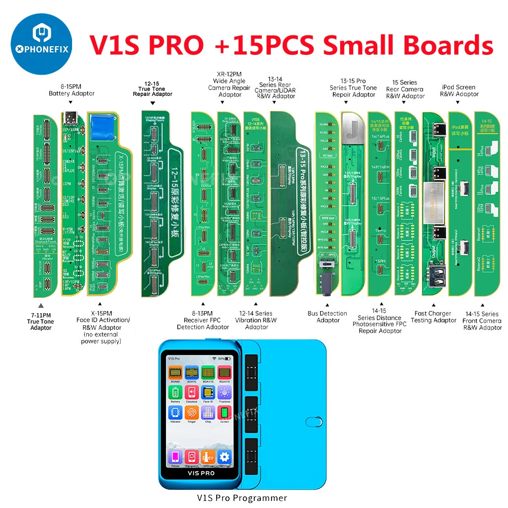 JCID V1S Pro Programmer V1SE Plate For Iphone X-15PM Dot Matrix