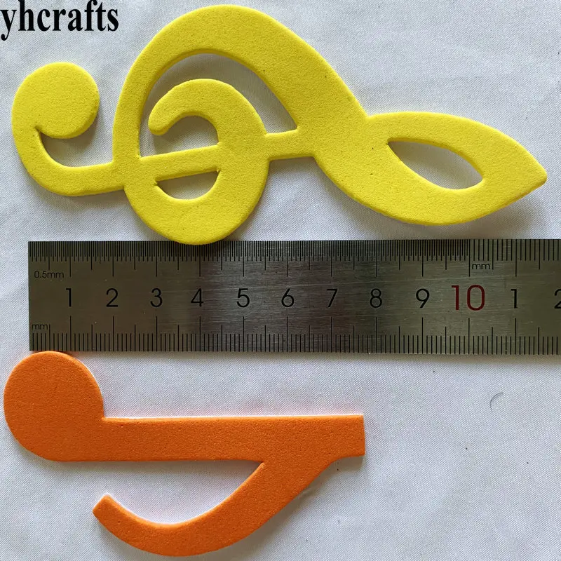Foam Stickers 50PCS Musical instruments foam stickers Music note adhesive Early learning educational toys Kindergarten craft diy toy