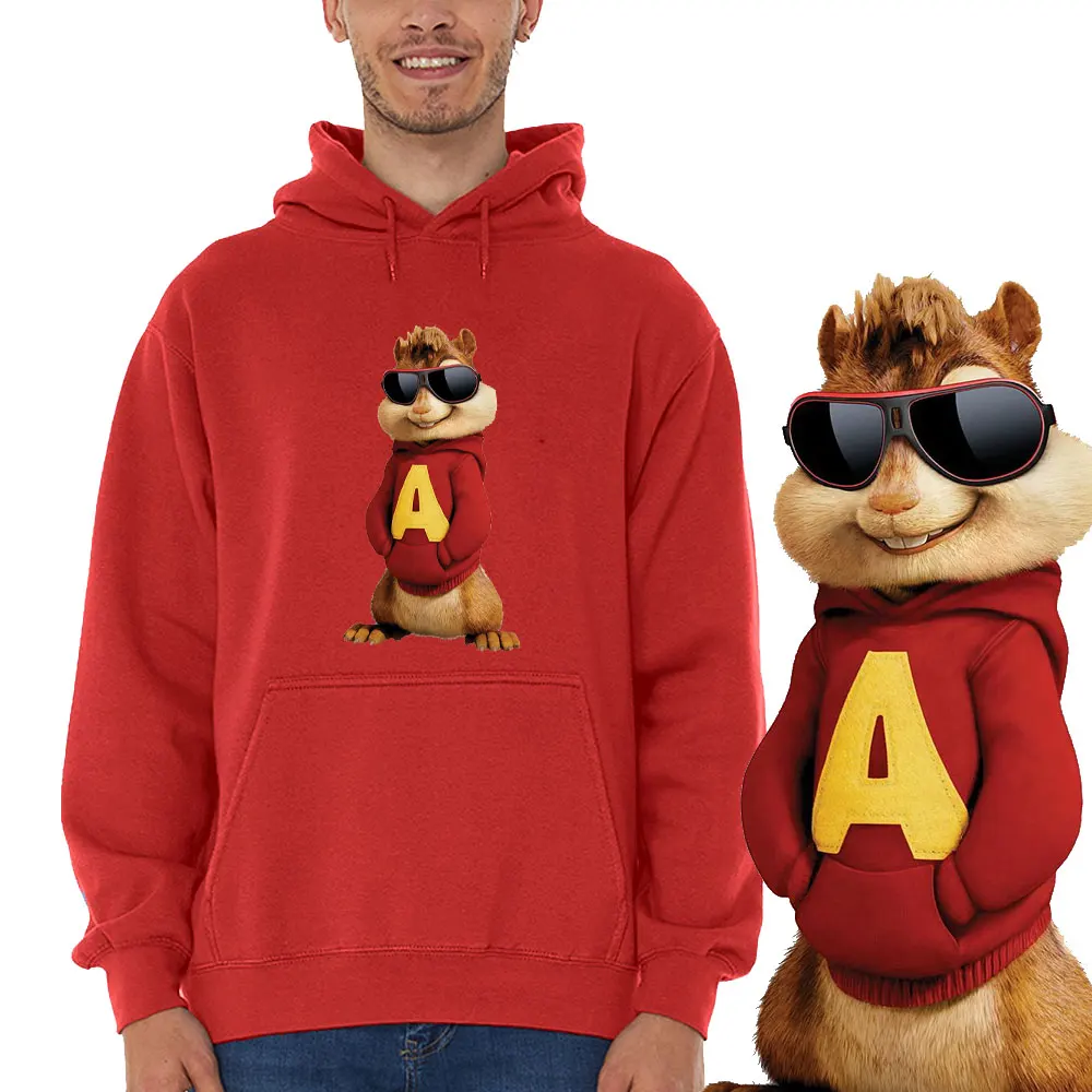 Alvin and The Chipmunks: The Squeakquel's Pullover Woman Manfashion Drop Shoulder Hoodie Is Available for Best Friend Sweatshirt 6