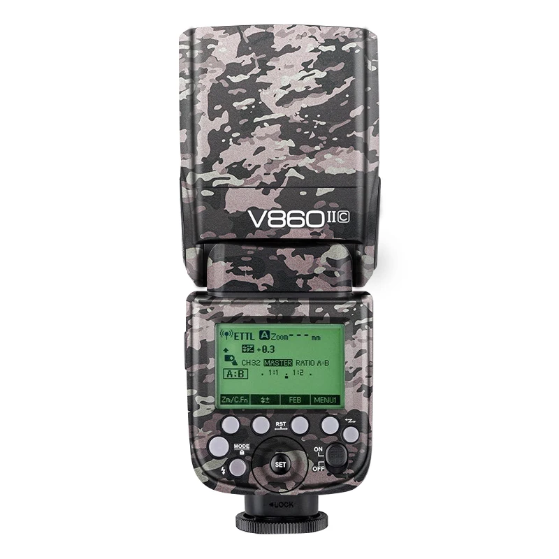 데칼 스킨 비닐 랩 필름 카메라 플래시 스티커 코트, Godox V860II V860IIC V860IIN V860IIS V860IIO V860IIF V860IIP