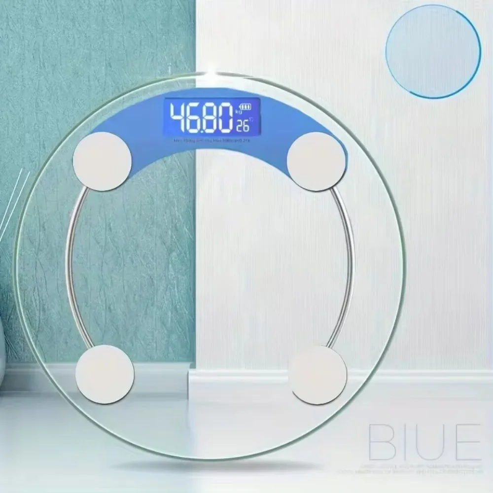 LCD Display HD Digital Bathroom Scale Accurate Weight Tracking Up To 180kg
