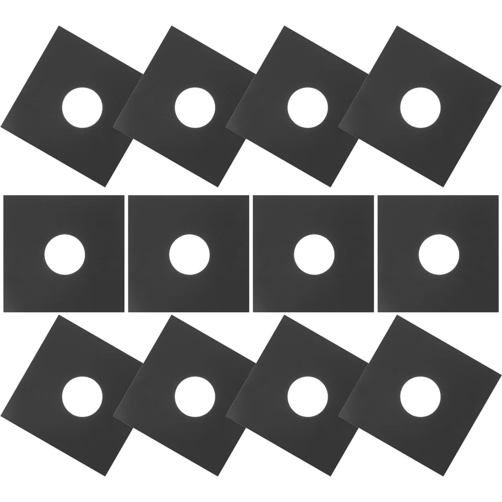 12Pcs Vinyl Record Sleeves Kraft Paper Protective Covers 12 Inch Jackets Storage Record Storage Inner Sleeves for Vinyl Records